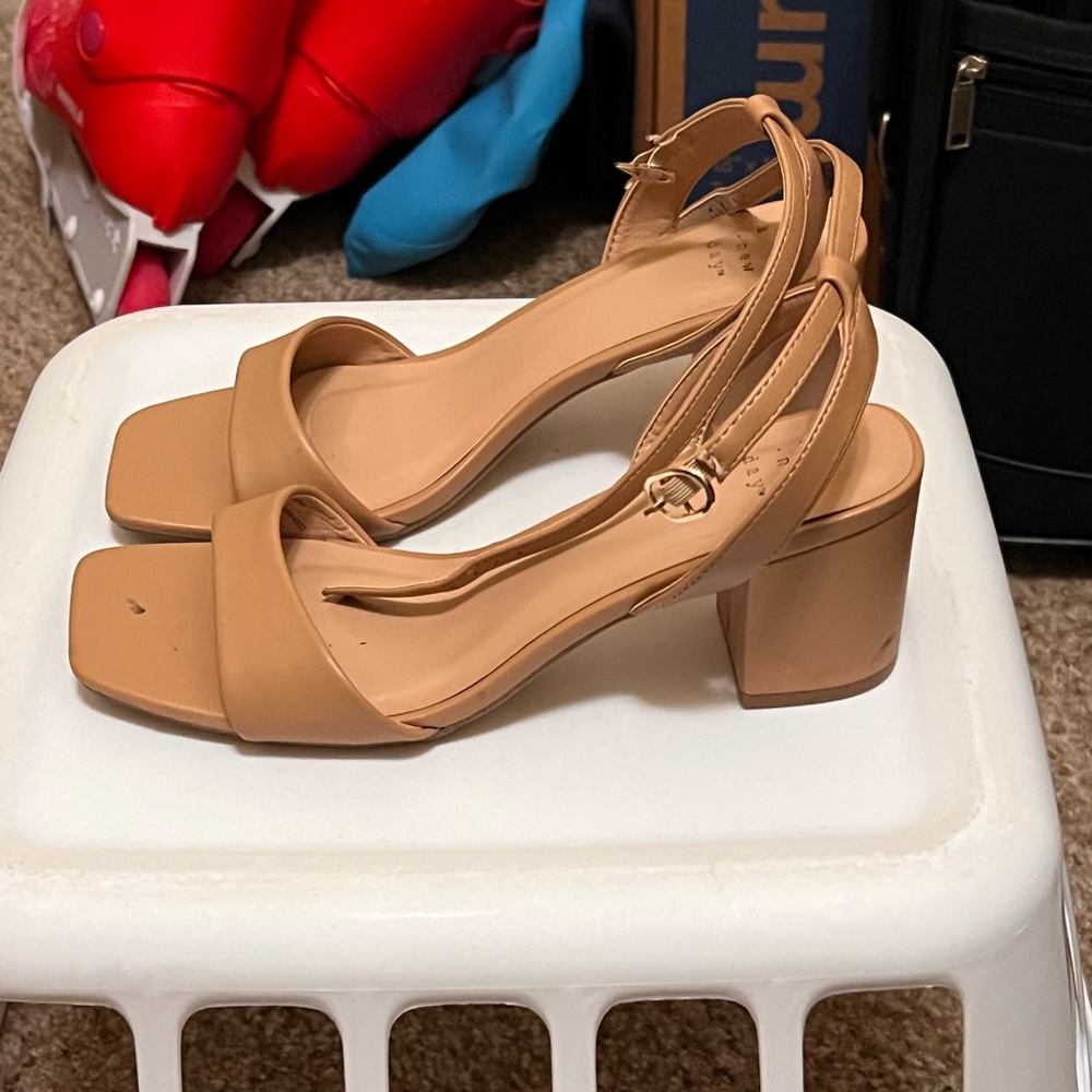 mini heels with straps